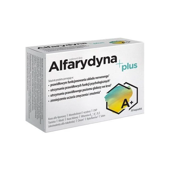 Alfarydyna Plus, 30 kapsułek