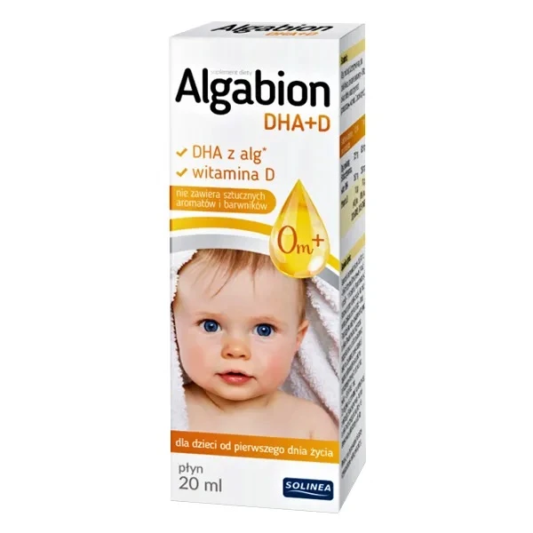 Algabion DHA + D, płyn, od urodzenia, 20ml