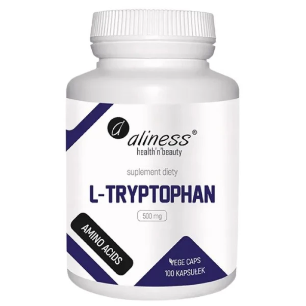 Aliness, L-Tryptophan 500mg, 100 kapsułek