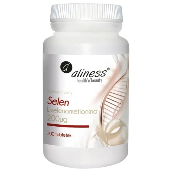 Aliness, Selen L-selenometionina 200µg, 100 tabletek