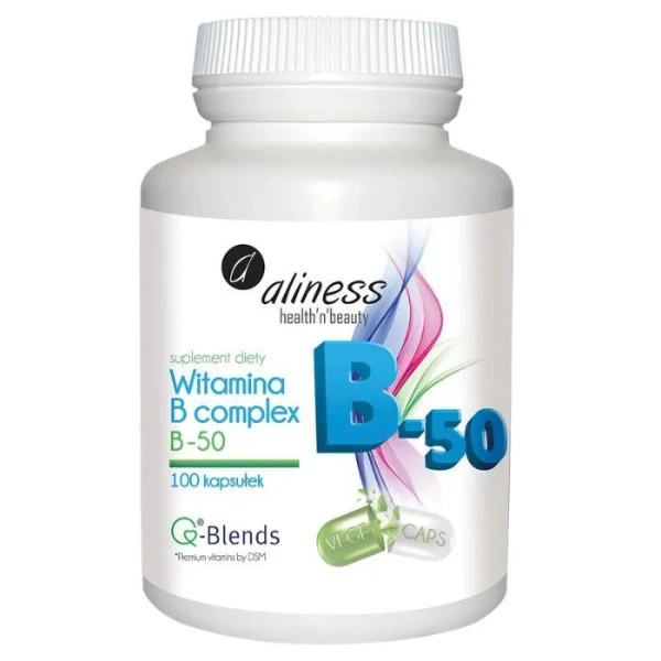 Aliness, Witamina B Complex B-50, 100 kapsułek