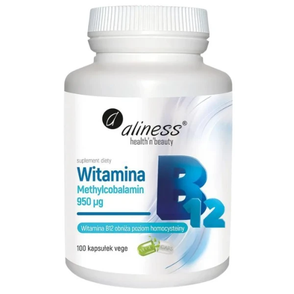 Aliness, Witamina B12 Methylcobalamin 900µg, 100 kapsułek