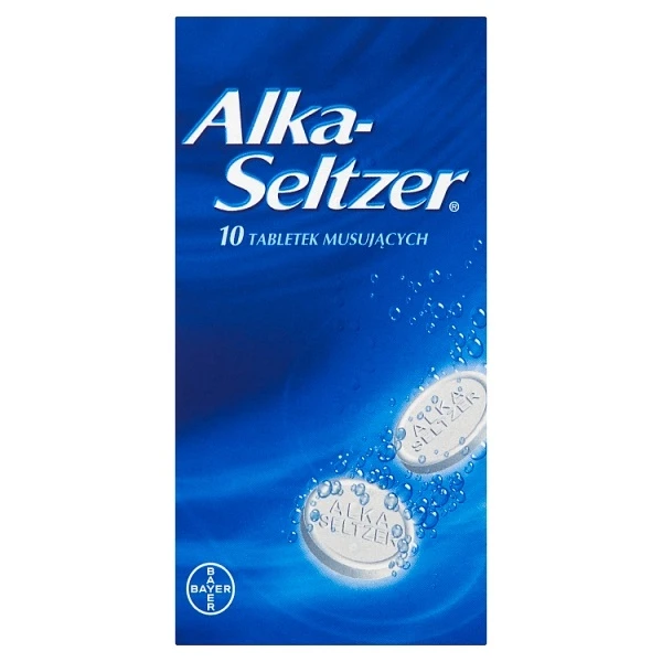 Alka-Seltzer 324mg, 10 tabletek musujących