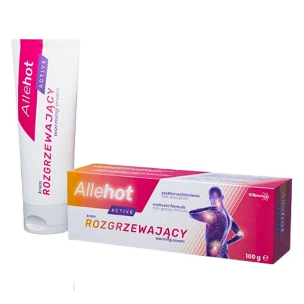 Allehot Active, krem rozgrzewający, 100g