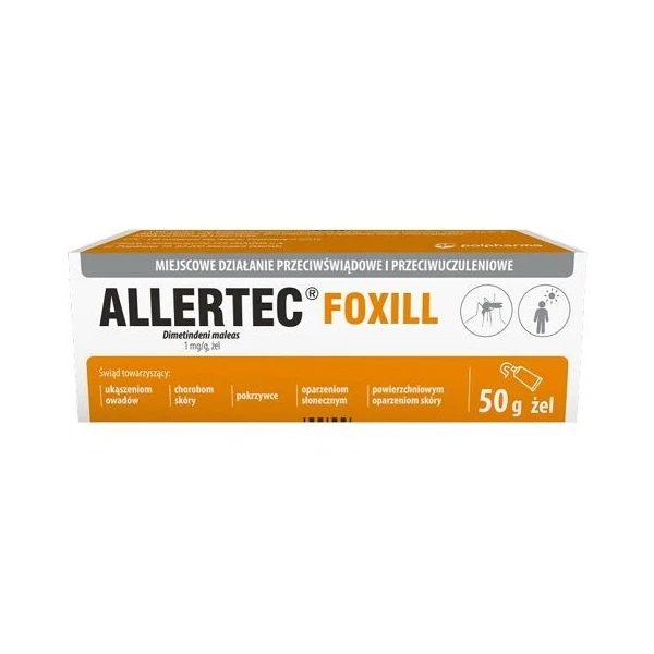 Allertec Foxil 1mg/g, żel, 50g