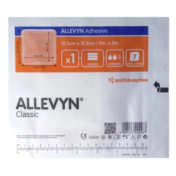 Allevyn Adhesive, przylepny opatrunek piankowy, sterylny, 12,5cm x 12,5cm, 1 sztuka