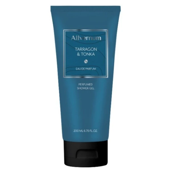 Allvernum,Tarragon & Tonka, żel pod prysznic dla mężczyzn, 200ml