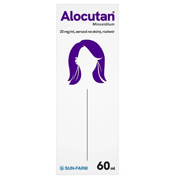 Alocutan 20mg/ml, aerozol na skórę, 60ml