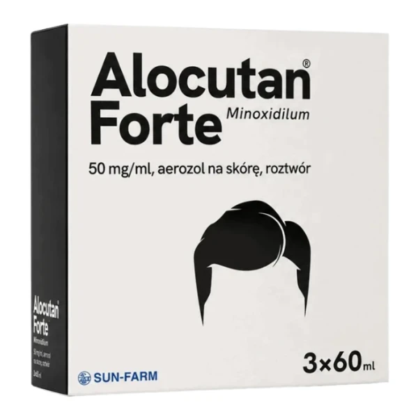 Alocutan Forte 50mg/ml, aerozol na skórę, 3x60ml
