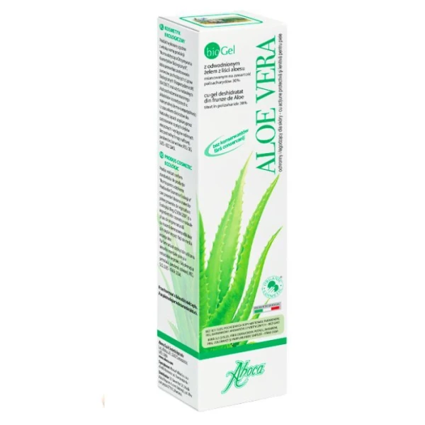 Aloe Vera BioGel, żel z liści aloesu, 100ml