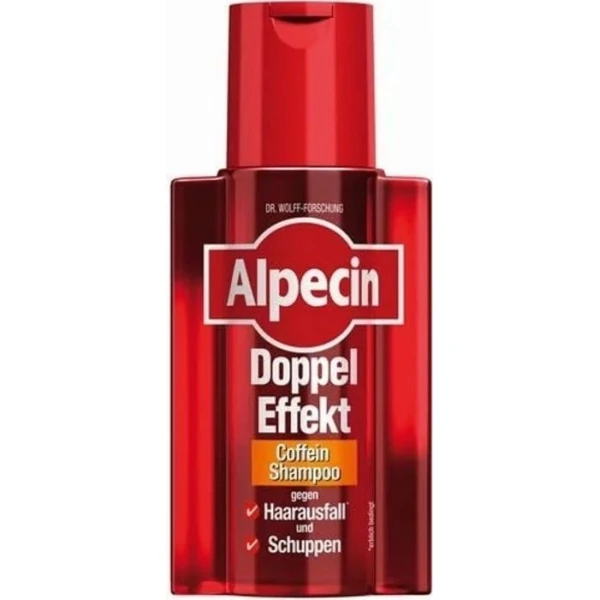 Alpecin Double Effect, szampon przeciwłupieżowy, przeciw wypadaniu włosów, 200ml