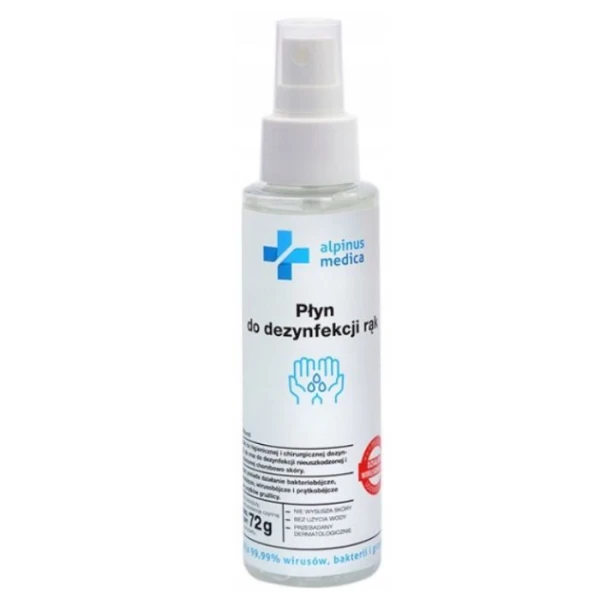 Alpinus Medica, Sterillhand, płyn do dezynfekcji rąk, spray, 100ml