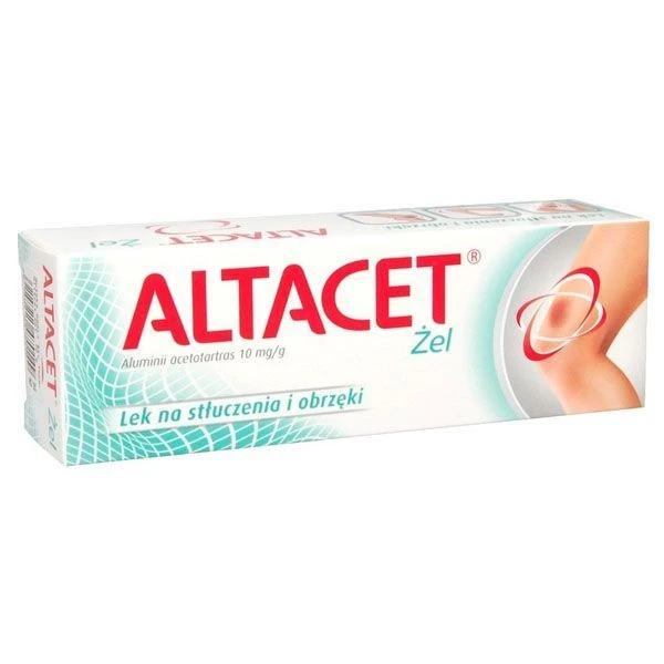 Altacet 10mg/g, żel na stłuczenia i obrzęki, 75g