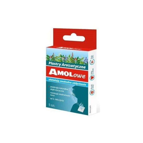 AMOLowe plastry aromatyczne, po 3 roku życia, 5 sztuk
