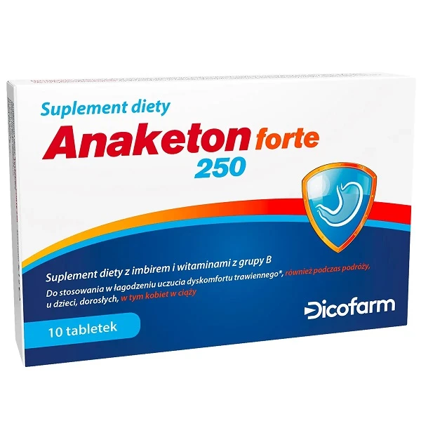 Anaketon Forte 250, 10 tabletek