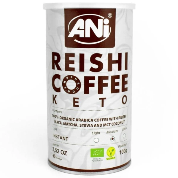 [DATA - 2026-09-11] Ani, Reishi Coffee Keto, kawa rozpuszczalna z dodatkiem Reishi, 100g