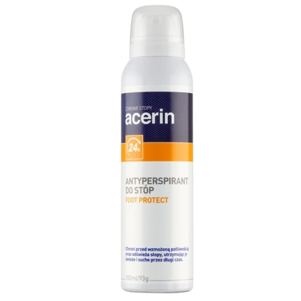 Acerin Foot Protect, antyperspirant hamujący potliwość stóp, 100ml