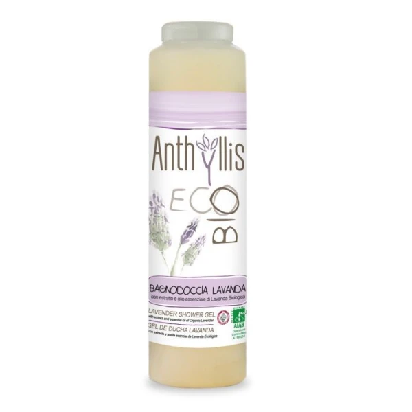 Anthyllis Eco Bio, żel pod prysznic, lawendowy, 250ml