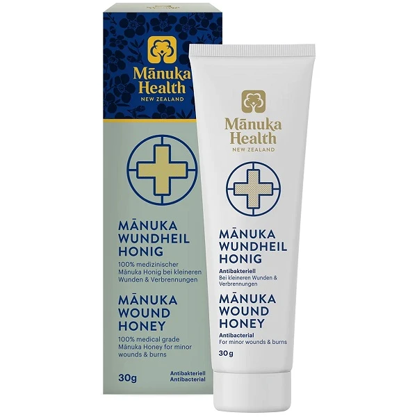 Manuka Health, antybakteryjny miód manuka na rany, maść, 30g