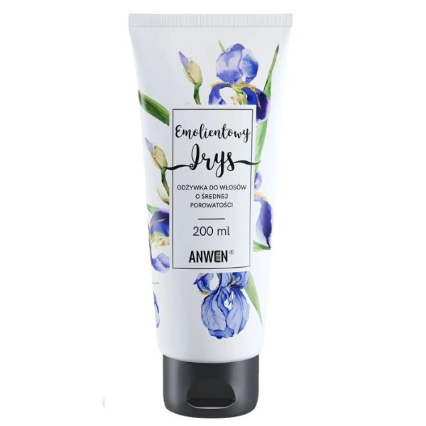 Anwen Emolientowy Irys, odżywka do włosów o średniej porowatości, 200ml