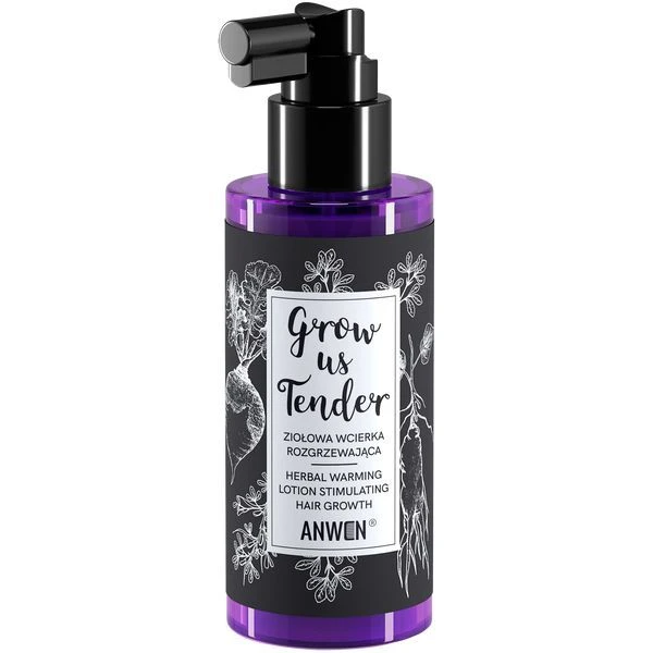 Anwen, Grow Us Tender, ziołowa wcierka do skóry głowy, 150ml