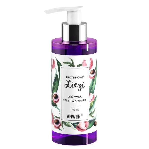 Anwen Proteinowe Liczi, odżywka do włosów bez spłukiwania, 150ml