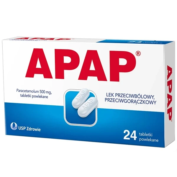 Apap 500mg, 24 tabletki