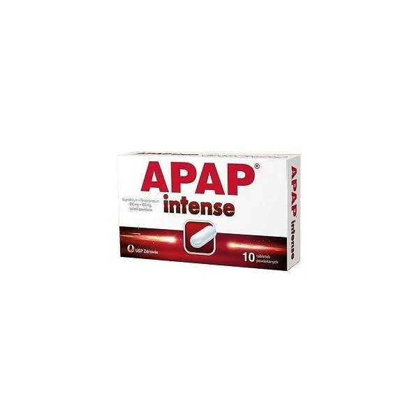 Apap intense 200mg+500mg, 10 tabletek powlekanych