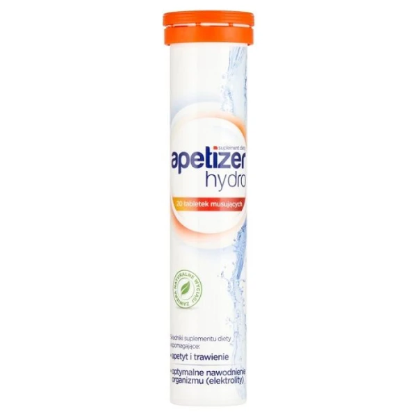 Apetizer Hydro, 20 tabletek musujących