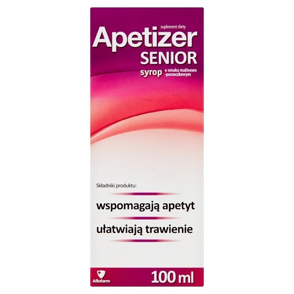 Apetizer Senior, syrop o smaku malinowo-porzeczkowym, 100ml