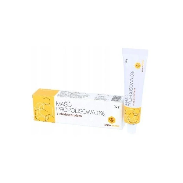 ApipolFarma, maść propolisowa 3%, z cholesterolem, 20g