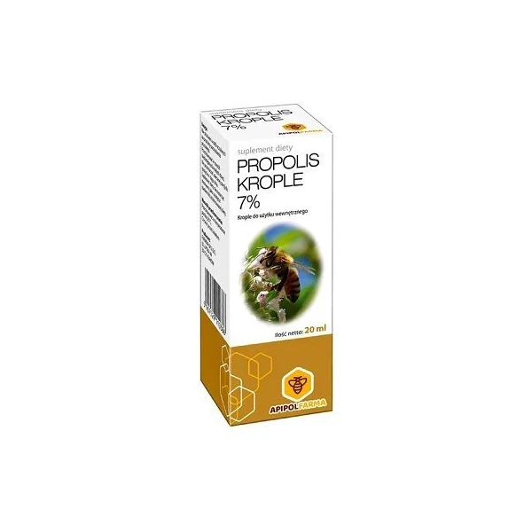ApipolFarma, propolis 7%, krople, 20ml