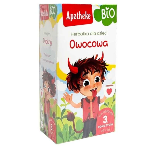 Apotheke, herbatka owocowa, dla dzieci od 3 roku życia, 20 saszetek