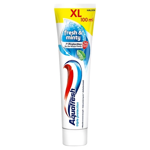 Aquafresh Triple Protection, pasta do zębów, Fresh&Minty, 100ml