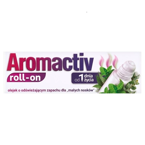 Aromactiv, olejek o odświeżającym zapachu, roll-on, od 1 dnia życia, 10ml