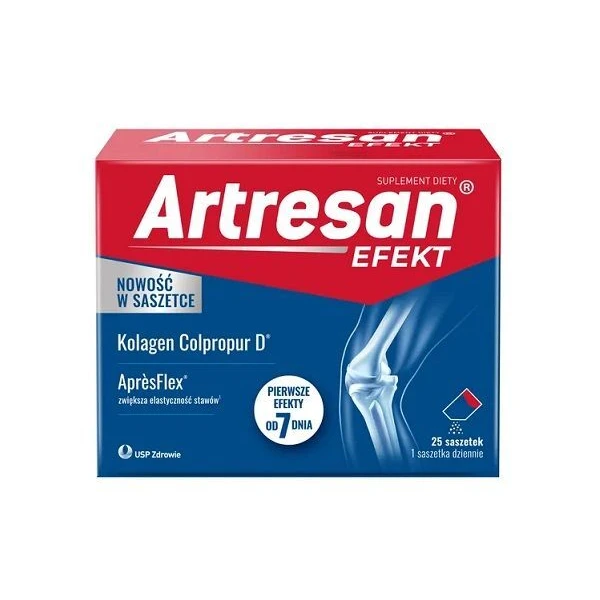 Artresan Efekt, proszek, smak pomarańczowy, 25 saszetek