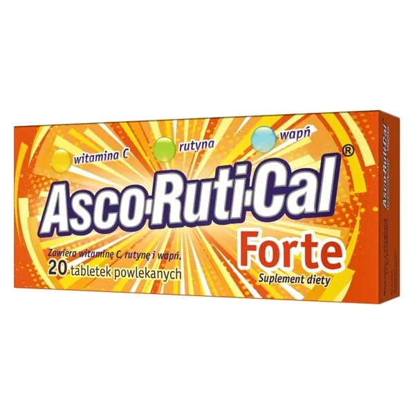 AscoRutical Forte, 20 tabletek