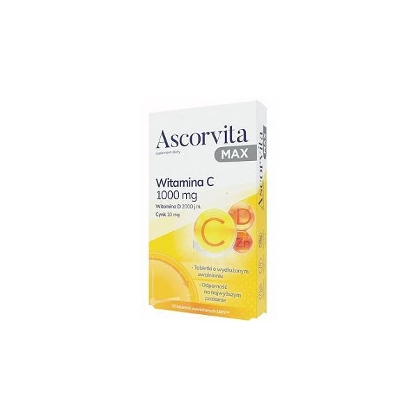 Ascorvita Max, 30 tabletek