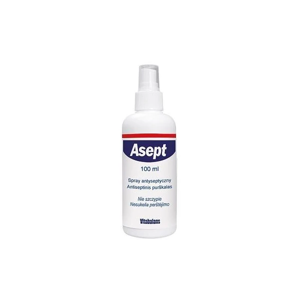 Asept, spray antyseptyczny, 100ml