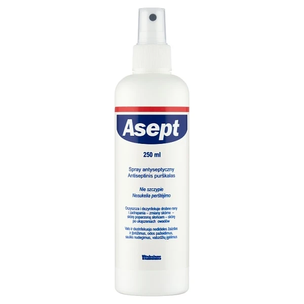 Asept, spray antyseptyczny, 250ml