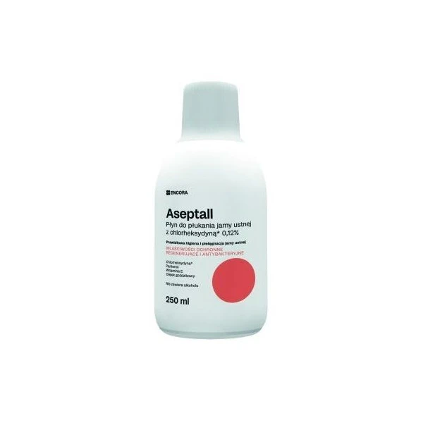 Aseptall, płyn do płukania jamy ustnej, 250ml