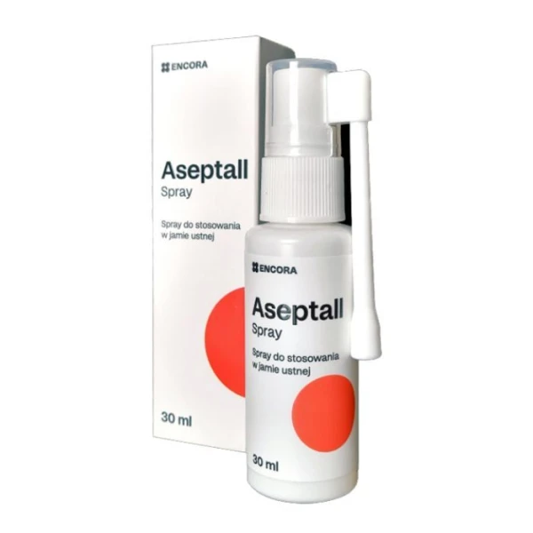 Aseptall, spray do stosowania w jamie ustnej, 30ml