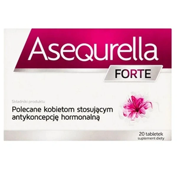 Asequrella Forte, 20 tabletek