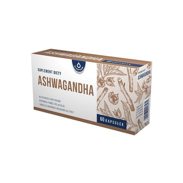 Ashwagandha, 60 kapsułek