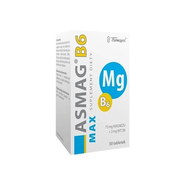 Asmag B6 Max, 50 tabletek