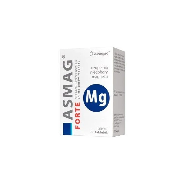 Asmag Forte 34mg, 50 tabletek