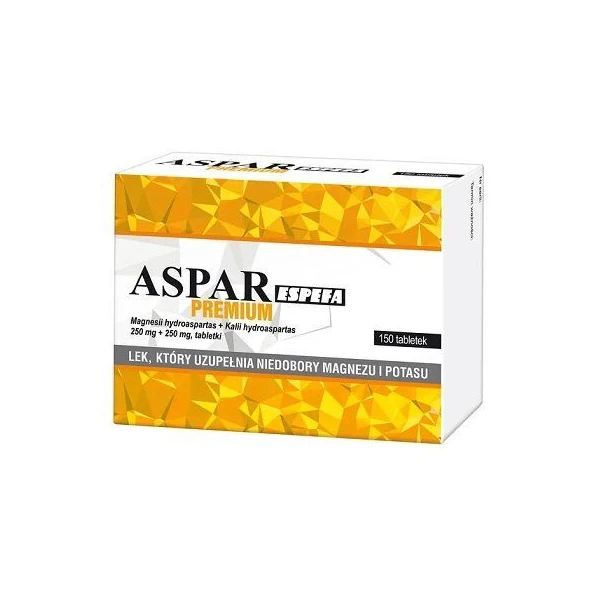 Aspar Espefa Premium (250mg+250mg), 150 tabletek