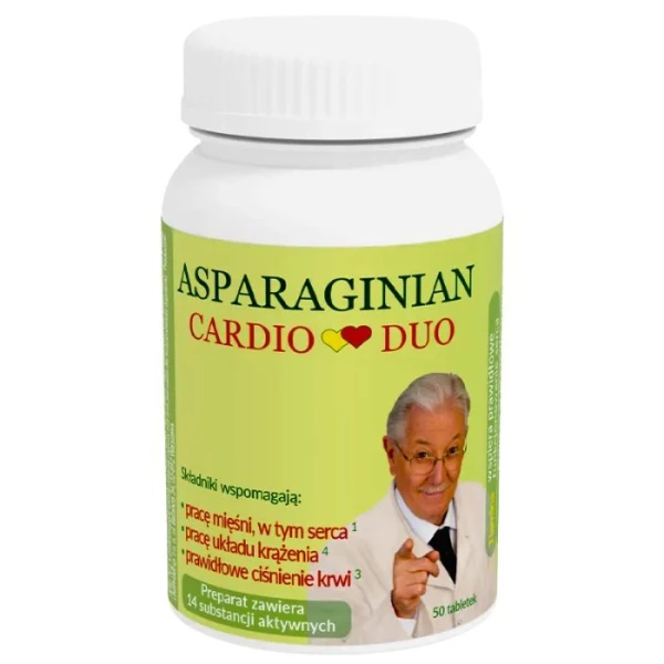 Asparaginian Cardio Duo, 50 tabletek