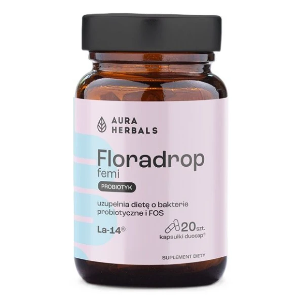 Aura Herbals, Floradrop femi, 20 kapsułek