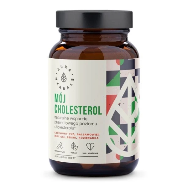 Aura Herbals, Mój Cholesterol, 60 kapsułek